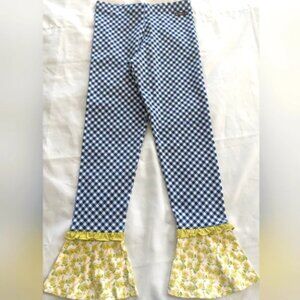Like new matilda Jane size 14 Enchanted Garden Gingham Leggings